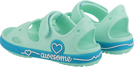 Sandały dla dzieci Coqui Yogi miętowo-turkusowe 8862-406-4419