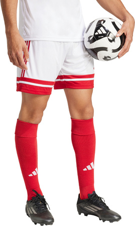 Spodenki męskie adidas Squadra 25 białe JH3404