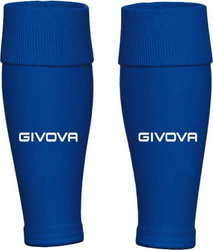 Rękawy piłkarskie Givova Calza Tubolare niebieskie C063-0002