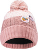 Dziecięca czapka zimowa Elbrus Lewis TG Ash różowo-biała 