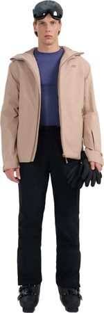 Kurtka narciarska męska 4F M0787 beżowa 4FWAW25TTJAM0787 83S