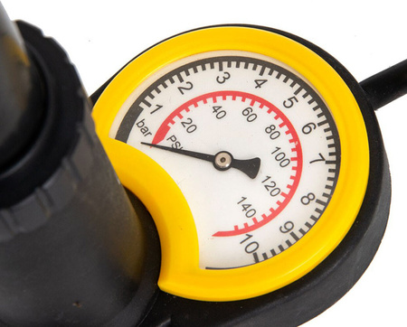 Pompka rowerowa nożna Dunlop z manometrem 175416