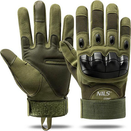 Rękawice taktyczne Nils camp nc1798 zielone rozmiar XL