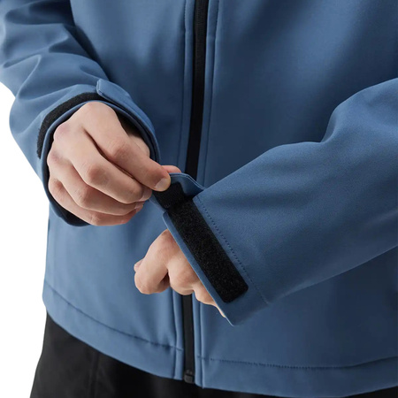 Kurtka męska softshell 4F M324 denim 4FWSS25TSOFM324 32S