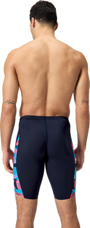 Męskie bokserki kąpielowe spodenki basenowe pływackie Speedo Alov Digi V-cut Jam Am rozmiar L