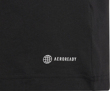 Koszulka dla dzieci adidas Entrada 22 Tee czarna HC0443