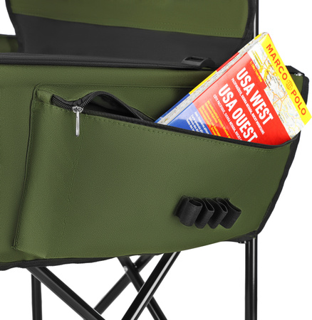 Krzesło turystyczne na ryby składane Nils Camp NC3703 zielone