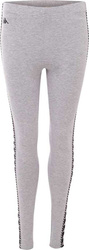 Legginsy damskie Kappa Isadoma szare 309075 15-4101M