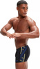Męskie kąpielówki Speedo Tech Pnl Asht Am black/chroma blue/spritz rozmiar 32