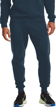 Spodnie męskie Under Armour Rival Fleece Jogger granatowe 1357128 408