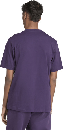 Koszulka męska adidas Essentials Small Logo Single Jersey fioletowa JW6232