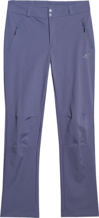 Spodnie trekkingowe damskie 4F softshell FNK F0988 denim 4FWAW25TFTRF0988 32S