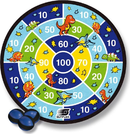 Tarcza do gry w darta dla dzieci 6 piłek Sunflex Youngster Velcro 45010