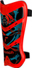Ochraniacze piłkarskie na golenie piszczele nagolenniki Reusch Shinguard Attrakt Lite czerwono-czarne 5377045 3335