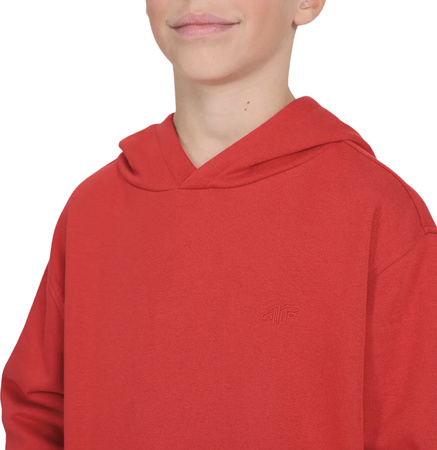 Bluza dla chłopca 4F M1945 czerwona 4FJWAW25TSWSM1945 62S