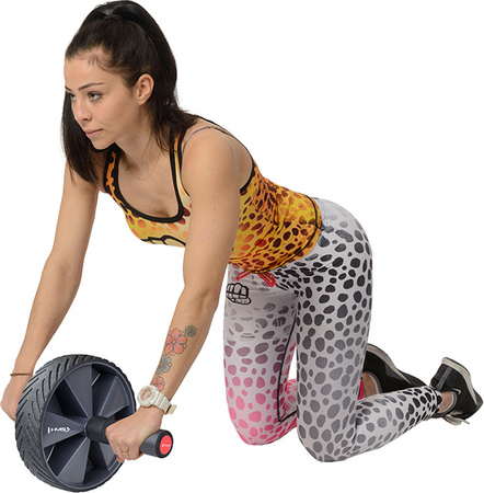 Wałek pojedynczy kółko do ćwiczeń mięśni brzucha HMS WA04
