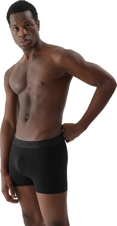 Bokserki męskie 4F M027 czerwone, czarne 4FAW23UBXSM027 91S