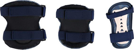 Zestaw ochraniaczy dla młodzieży na rolki deskorolkę hulajnogę Nils Extreme H727 różowe rozmiar L