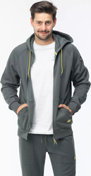 Męska bluza z kapturem rozpinana mikropolar bawełniana Elbrus Frane rozmiar XXL