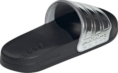 Klapki adidas Adilette Shower czarno-srebrne JQ9282