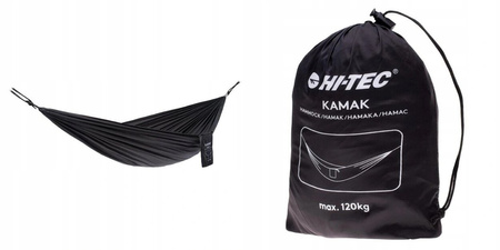 Hamak turtyczny kempingowy ogrodowy Hi-Tec Kamak rozmiar 260 x 150 cm
