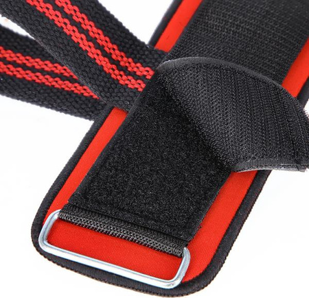 Pasy treningowe do martwego ciągu uchwyty do podnoszenia ciężarów HMS f4436 2 sztuki