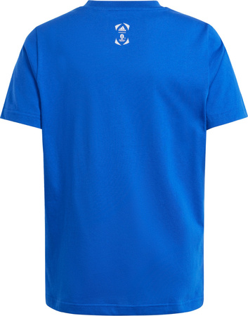 Koszulka dla dzieci adidas Official Emblem niebieska IT9309