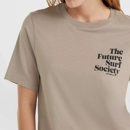 Damska koszulka z krótkim rękawem O'neill FUTURE SURF SOCIETY REGULAR T-SHIRT pumpkin smoke rozmiar M