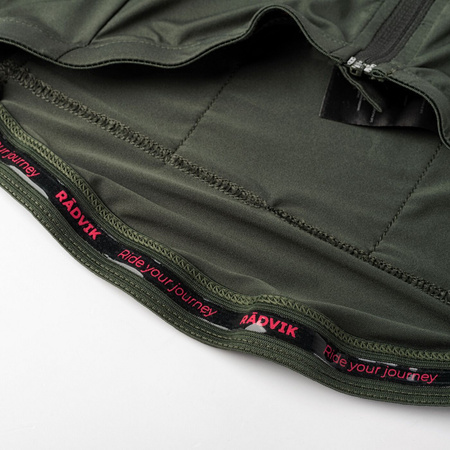 Dziecięca koszulka rowerowa Radvik Bravo JRG zielona rozmiar 158