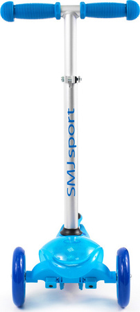 Hulajnoga 3-kołowa balansowa świecące koła LED dziecięca SMJ sport MS06 niebieska
