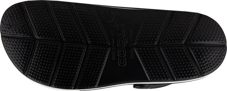 Chodaki sandały klapki męskie Coqui Lindo czarno-białe 6403-100-2232