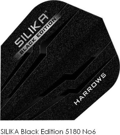 Piórka Harrows SILIKA Black Edition