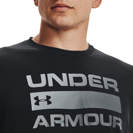 Koszulka męska Under Armour Team Issue Wordmark SS czarna 1329582 001