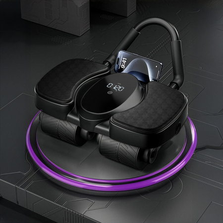 KA40 AUTOMATYCZNE KOŁO DO ĆWICZEŃ MIĘŚNI BRZUCHA Z PODPARCIEM I WYŚWIETLACZEM HMS