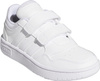 Buty dla dzieci adidas Hoops 3.0 białe GW0436