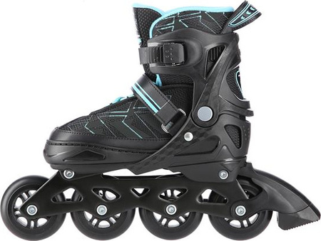 Łyżworolki Nils Extreme NA11002 czarno-niebieskie rozmiar L (39-42)