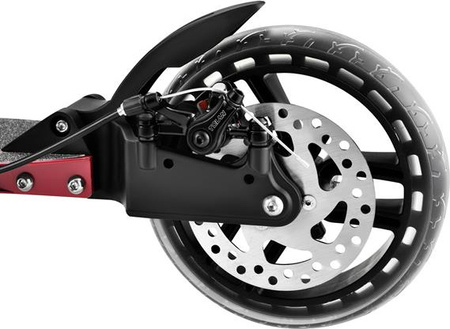 Hulajnoga z hamulcem tarczowym świecące koła LED Nils Extreme HM122T