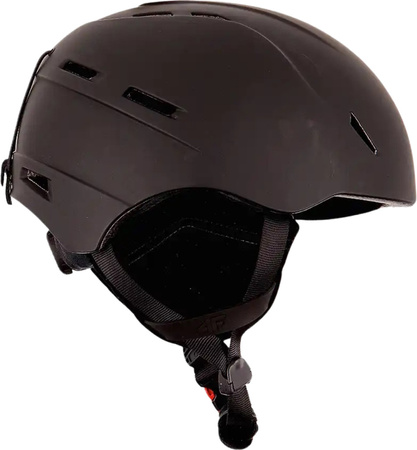Kask narciarski dla dzieci 4F U063 czarny 4FJWAW24AHELU063 21S rozmiar M 54-58 cm