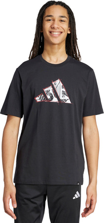 Koszulka męska adidas Logo Graphic czarna KA9800