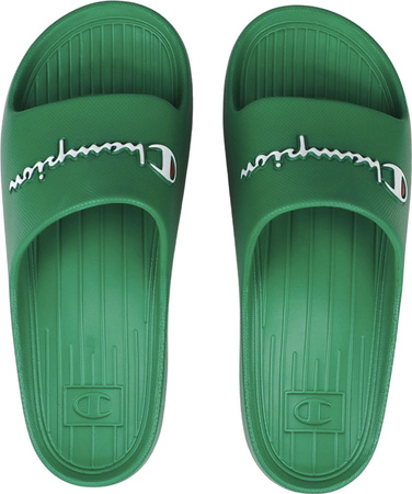 Klapki męskie Champion Cabana Slide zielone S22413 GS130