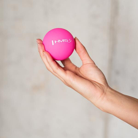 Pojedyncza piłka do masażu HMS blc01 pink lacrosse