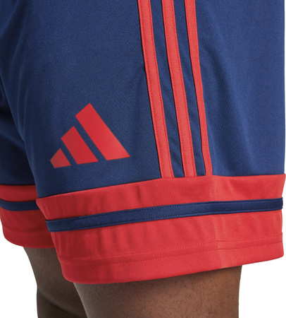 Spodenki męskie adidas Squadra 25 niebiesko-czerwone JH3408