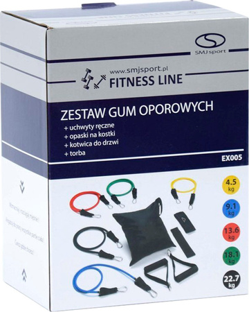 Zestaw gum oporowych SMJ EX005 5szt