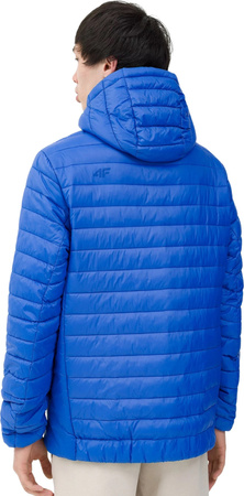 Kurtka męska puchowa 4F niebieska 4FSS23TDJAM085 33S
