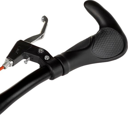 Hulajnoga rowerowa z dużymi pompowanymi kołami Nils Extreme WHS261 czarna 26/20"