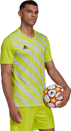 Koszulka męska adidas Entrada 22 Graphic Jersey żółto-szara HF0118