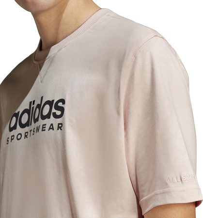 Koszulka męska adidas All SZN Graphic Tee pudrowy róż IC9810