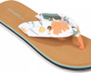 Damskie japonki O'neill DITSY SUN BLOOM™ SANDALS white bluemchen rozmiar 38
