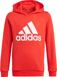 Bluza dla dzieci adidas Essentials Big Logo Hoodie czerwona GN4037