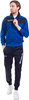 Dres treningowy piłkarski komplet bluza spodnie Givova Tuta Visa Triacetato niebiesko-granatowy TR018 0204